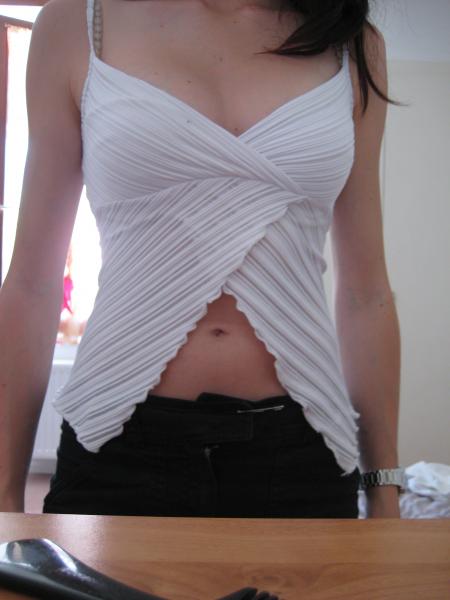 Haut blanc/transparent Pimkie